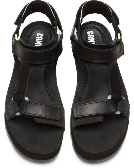 Camper Black Sandals