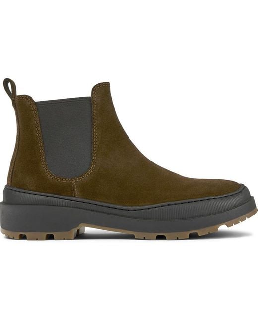 Camper Green Ankle Boots
