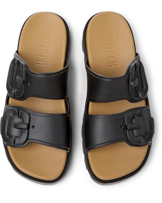 Camper Black Brutus Sandal for men