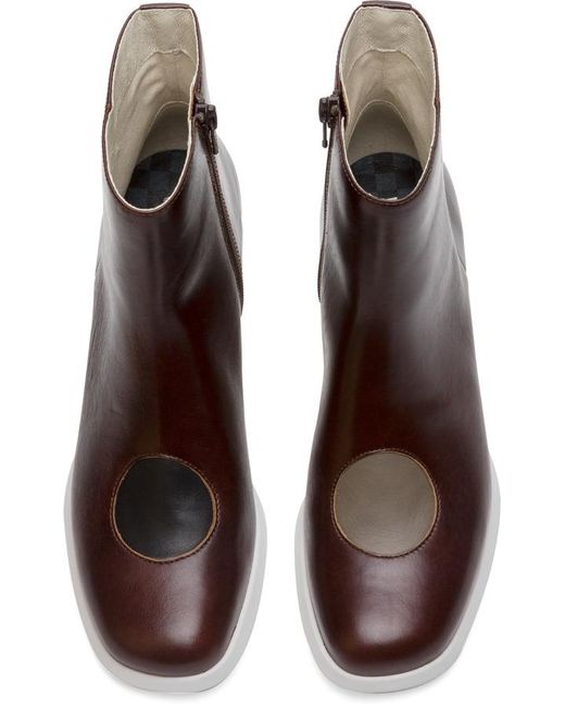Camper Brown Ankle Boots