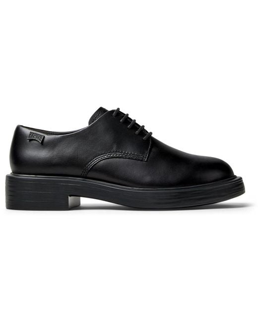 Camper Black Dean Derby Shoes
