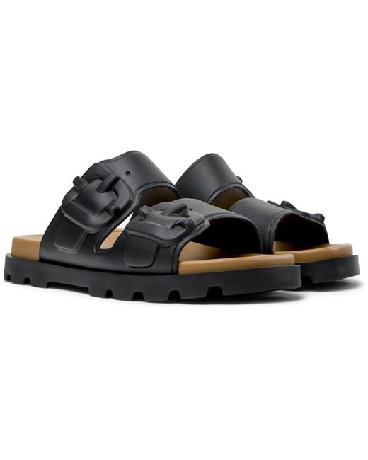 Camper Black Brutus Sandal for men