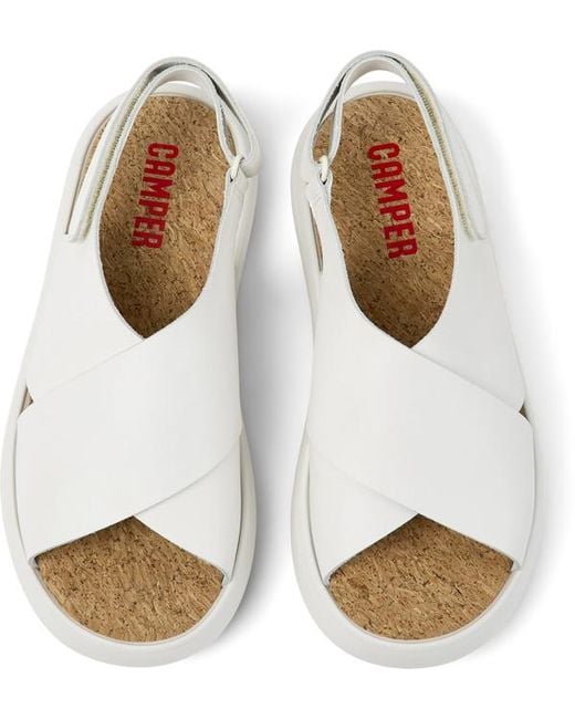 Camper White Sandals