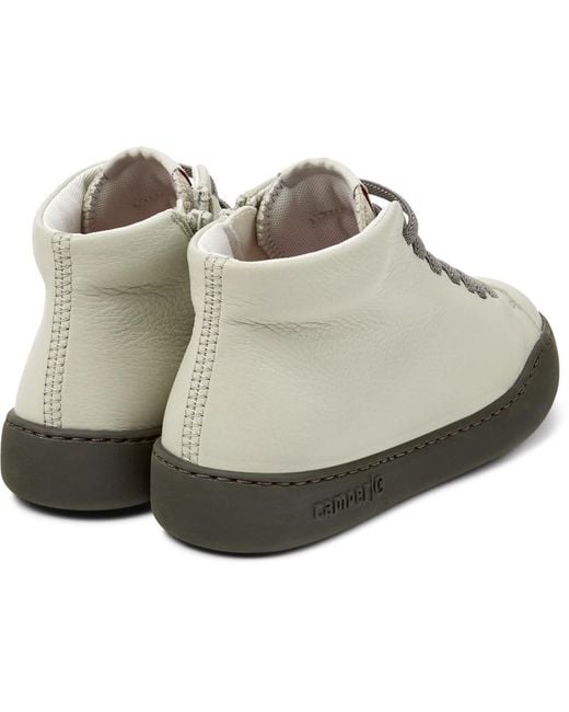 Camper Gray Ankle Boots