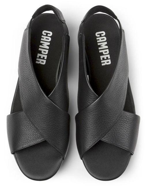 Camper Black Sandale