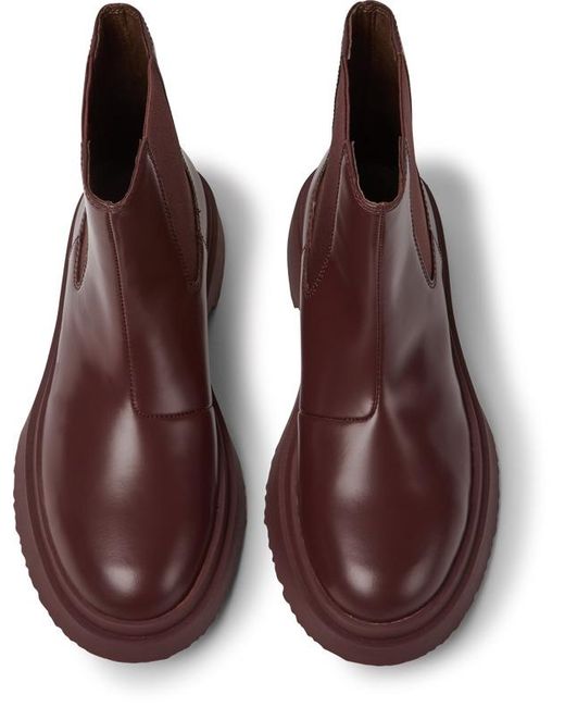 Camper Brown Ankle Boots