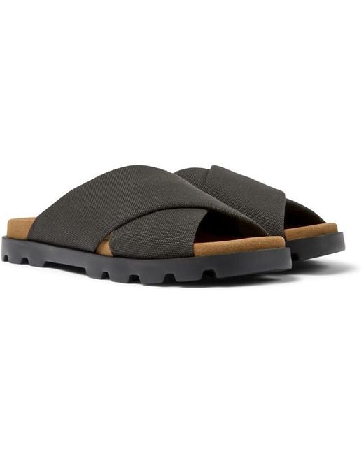 Camper Black Brutus Sandal for men