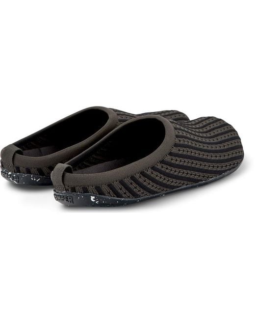 Camper Black Slippers