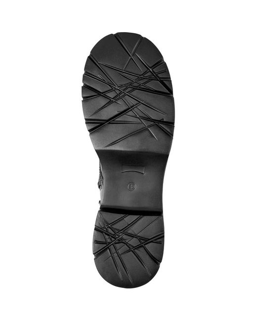 Camper Black Lace-Up Boots