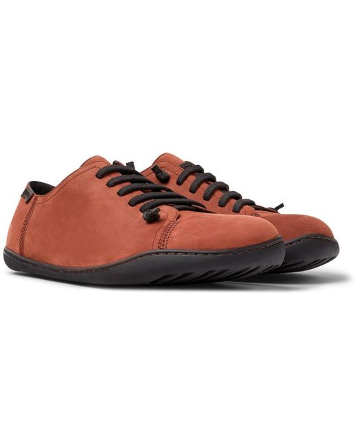 Camper Brown Leather Shoes for men