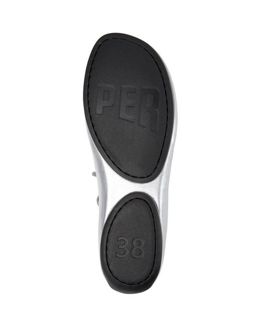 Camper White Ballerinas