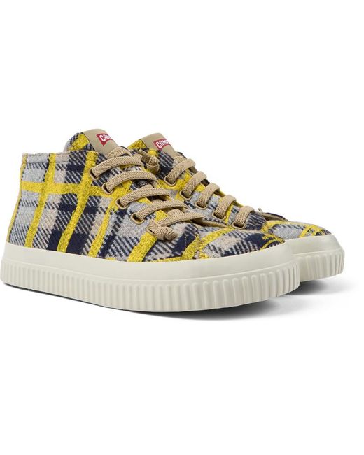 Camper Gray Ankle Boots