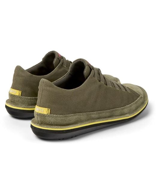 Camper Green Nubuck Sneakers for men