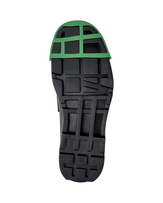 Camper Black Junction Leather Loafers for men