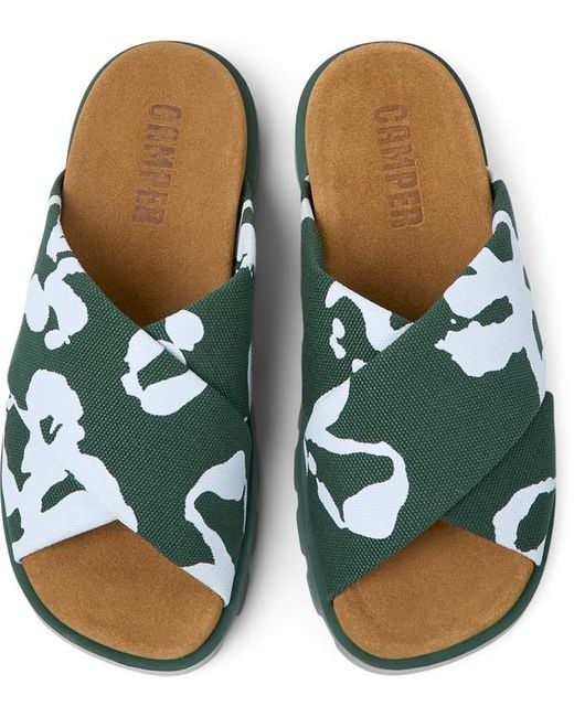 Camper Green Sandals