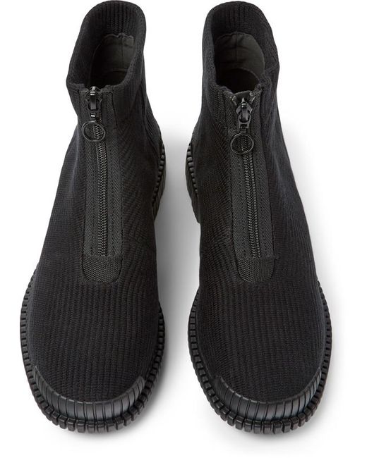 Camper Black Pix Boots