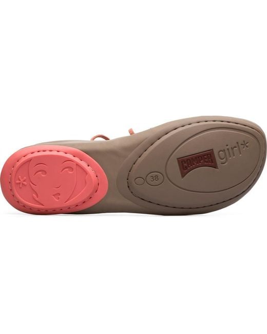 Camper Natural Ankle Boots