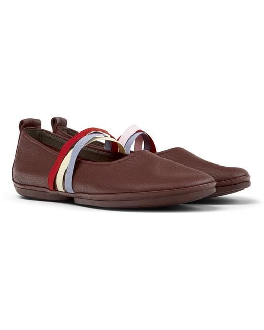 Camper Brown Ballerinas