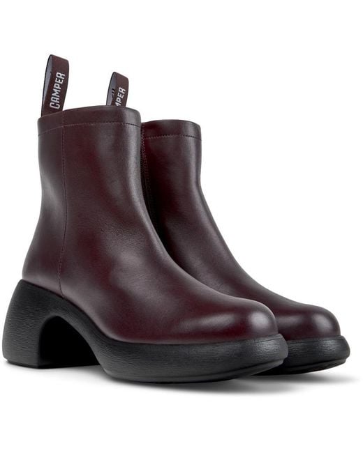 Camper Purple Ankle Boots