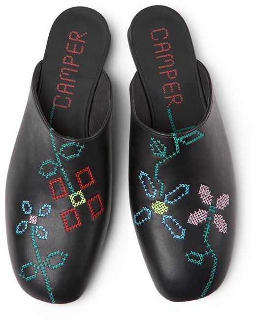 Camper Black Clogs