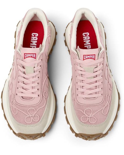 Camper Pink Drift Trail Sneaker