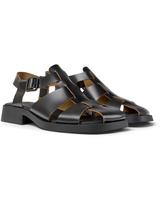 Camper Black Sandals