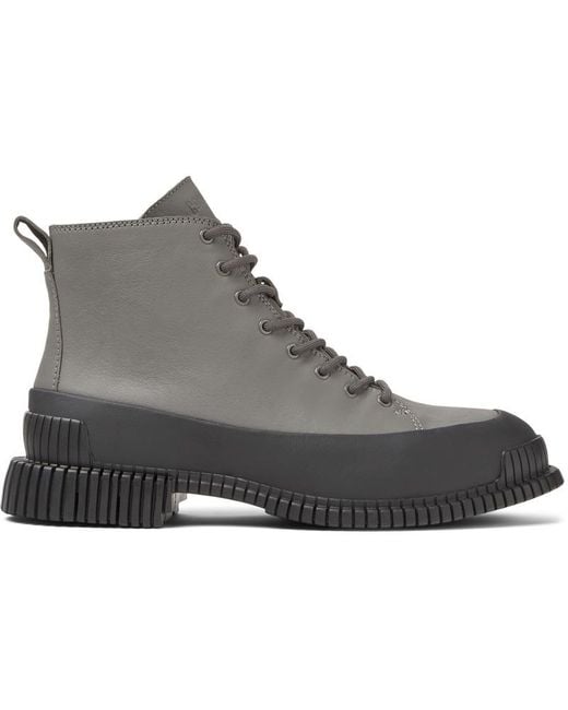 Camper Gray Ankle Boots