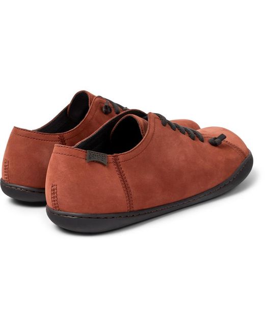 Camper Brown Leather Shoes for men