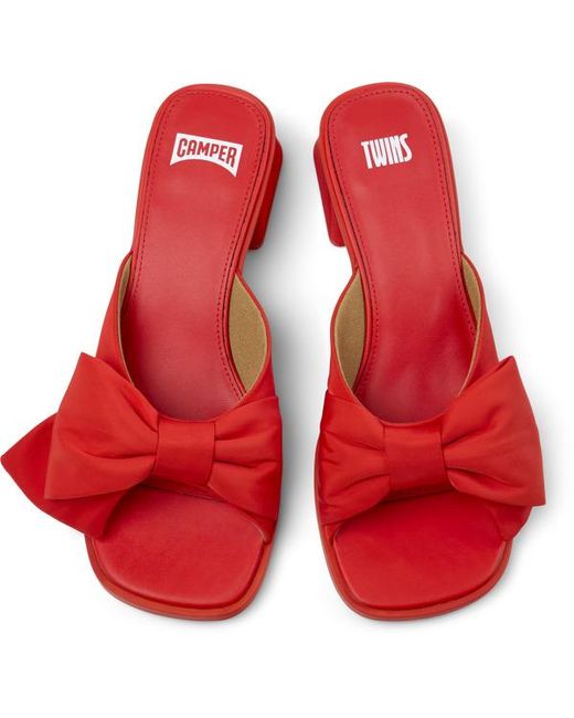 Camper Red Sandals