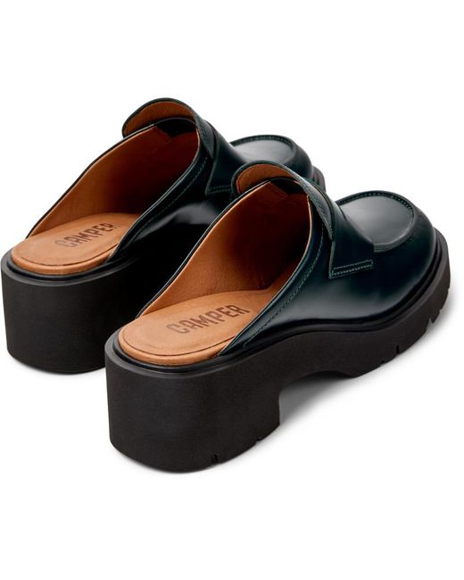 Camper Black Clogs