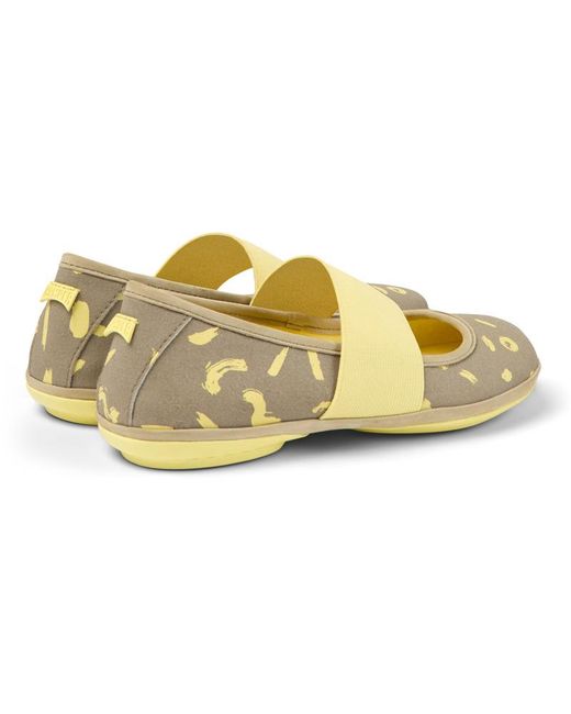 Camper Yellow Ballerinas