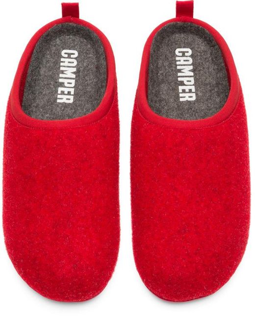 Camper Red Slippers