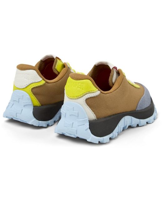 Camper Blue Mismatched Elastic Lace Sneakers