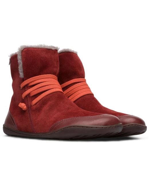 Camper Brown Ankle Boots