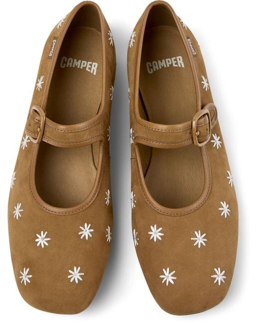 Camper Brown Ballerinas