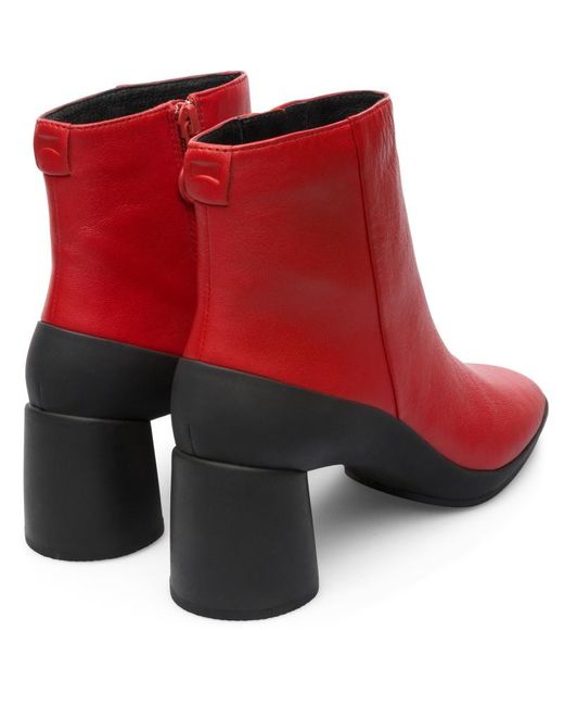 camper red boots