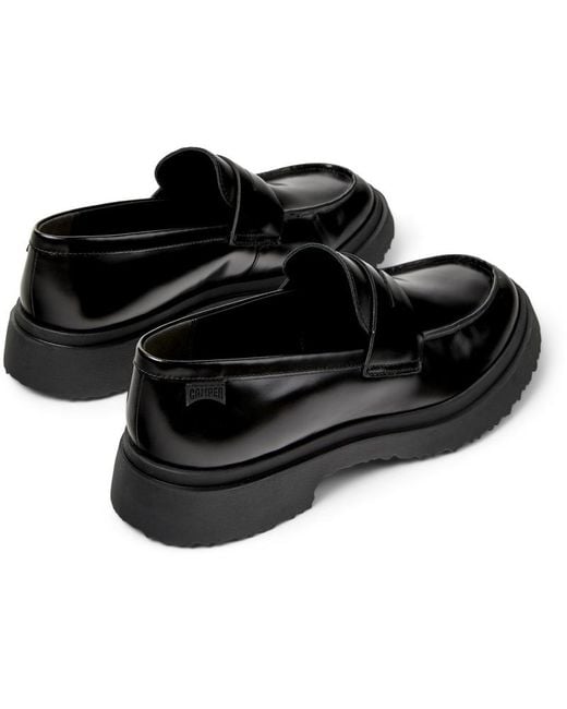 Camper E Lederloafer in Black für Herren