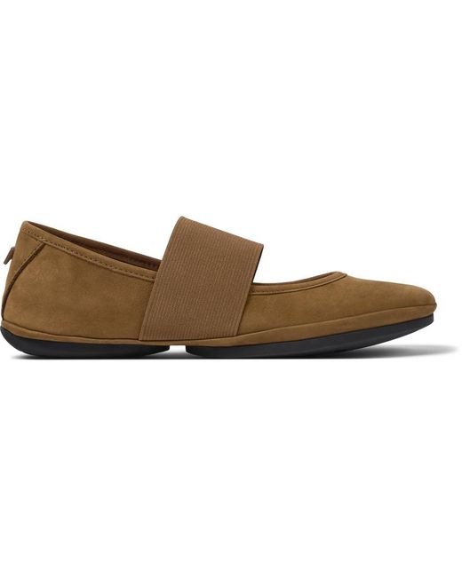 Camper Brown Nubuck Shoes