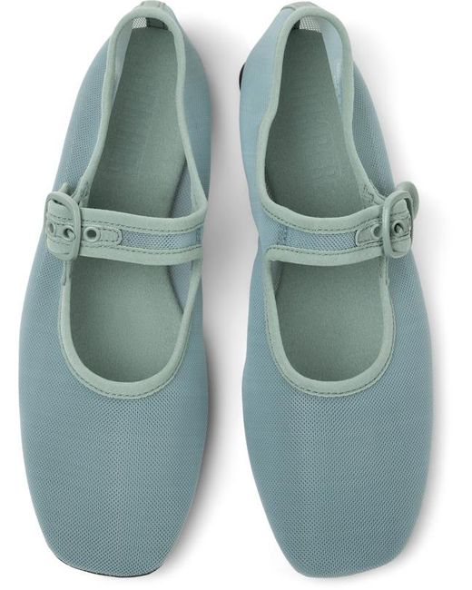 Camper Blue Ballerinas
