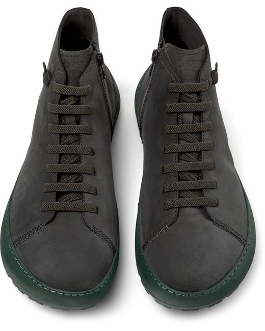 Camper Gray Ankle Boots for men