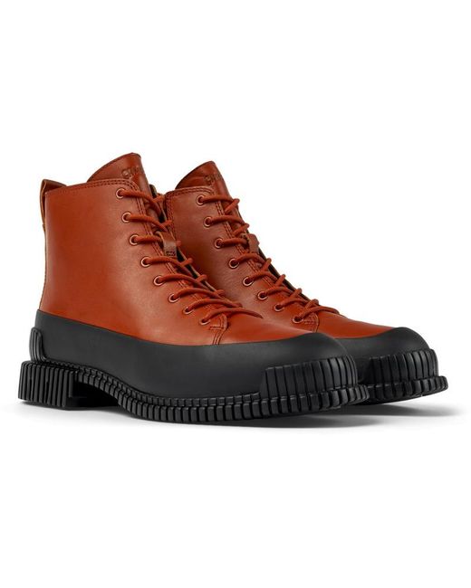 Camper Brown Ankle Boots