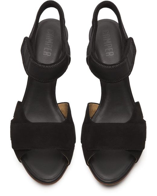 Camper Black Sandals