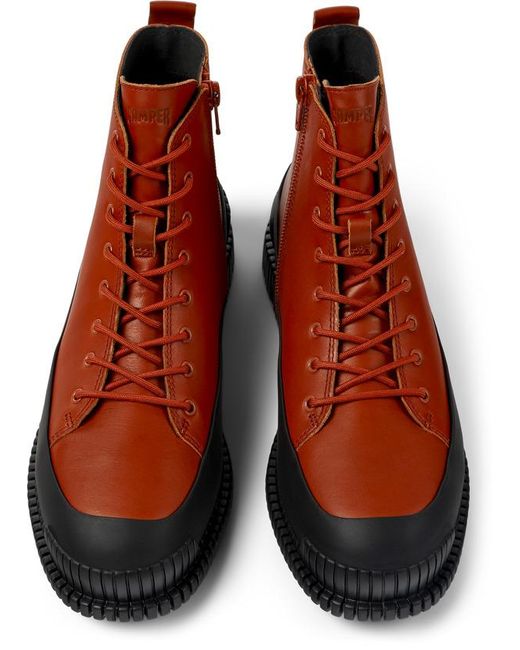 Camper Brown Ankle Boots