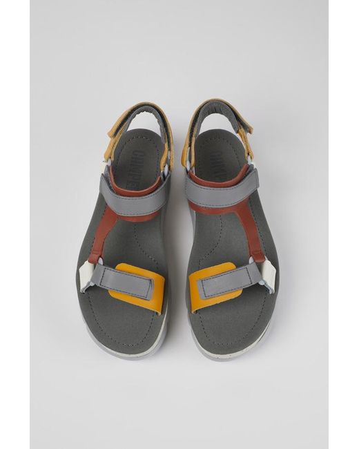 Camper Metallic Sandals