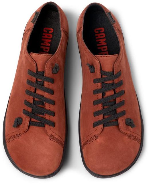 Camper Brown Leather Shoes for men