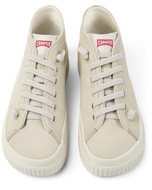 Camper Natural Ankle Boots