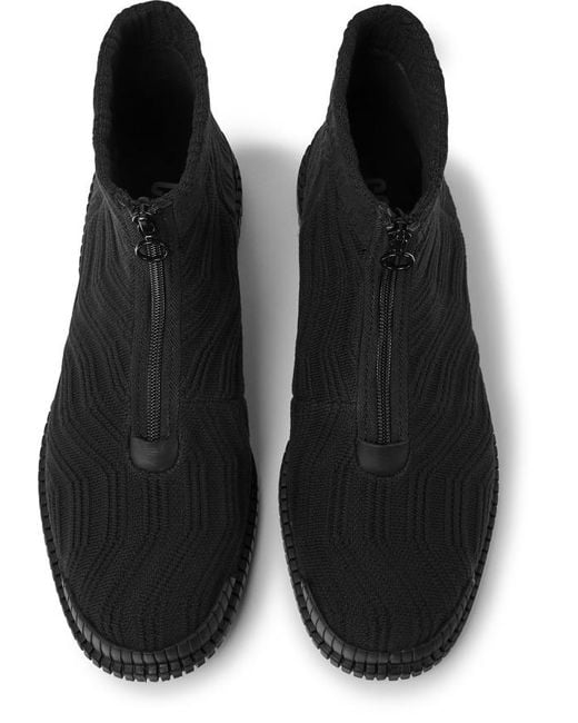 Camper Black Pix Boots Man for men