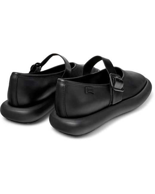 Camper Leren pumps met riempje zwart goedkoop kopen Camper Leren pumps met riempje zwart goedkoop kopen