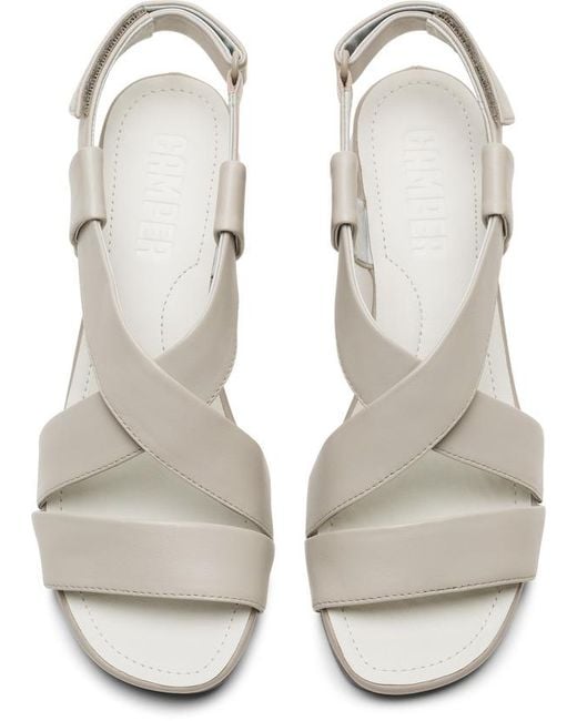 Camper Metallic Sandals