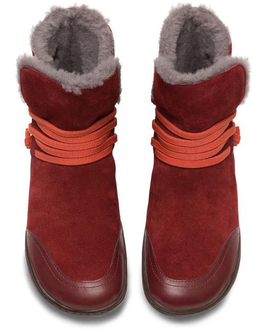 Camper Brown Ankle Boots